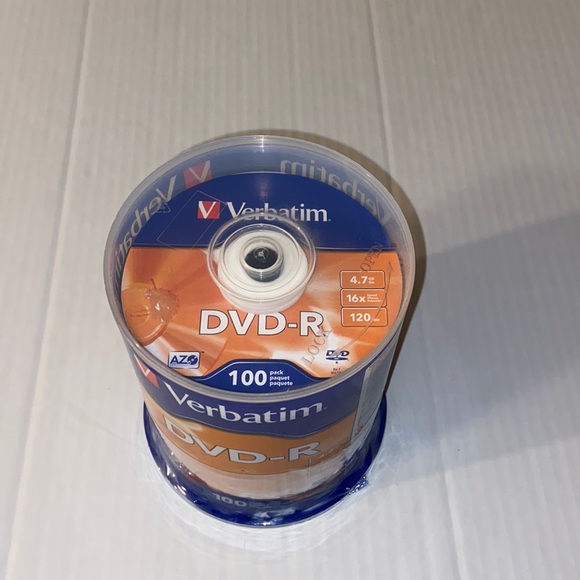 Verbatim New 100 Pack DVD-R Discs - Picture 5 of 10